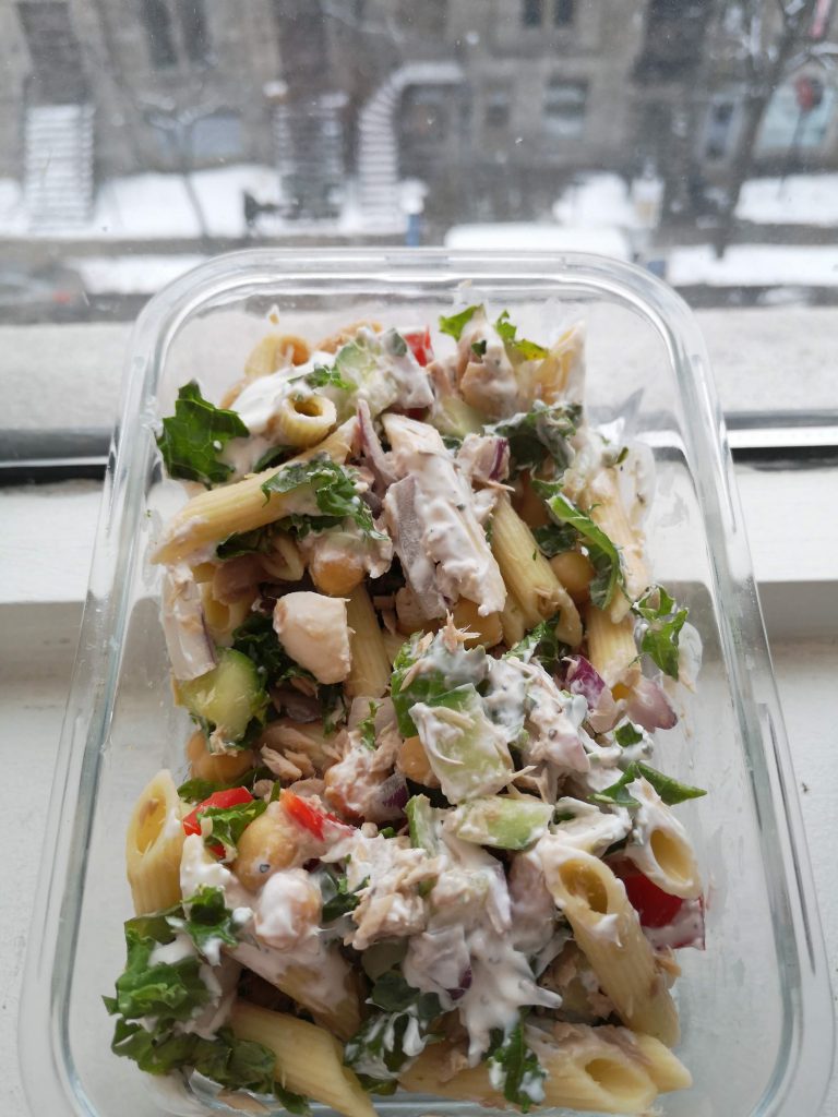 Salade de pâtes au thon
